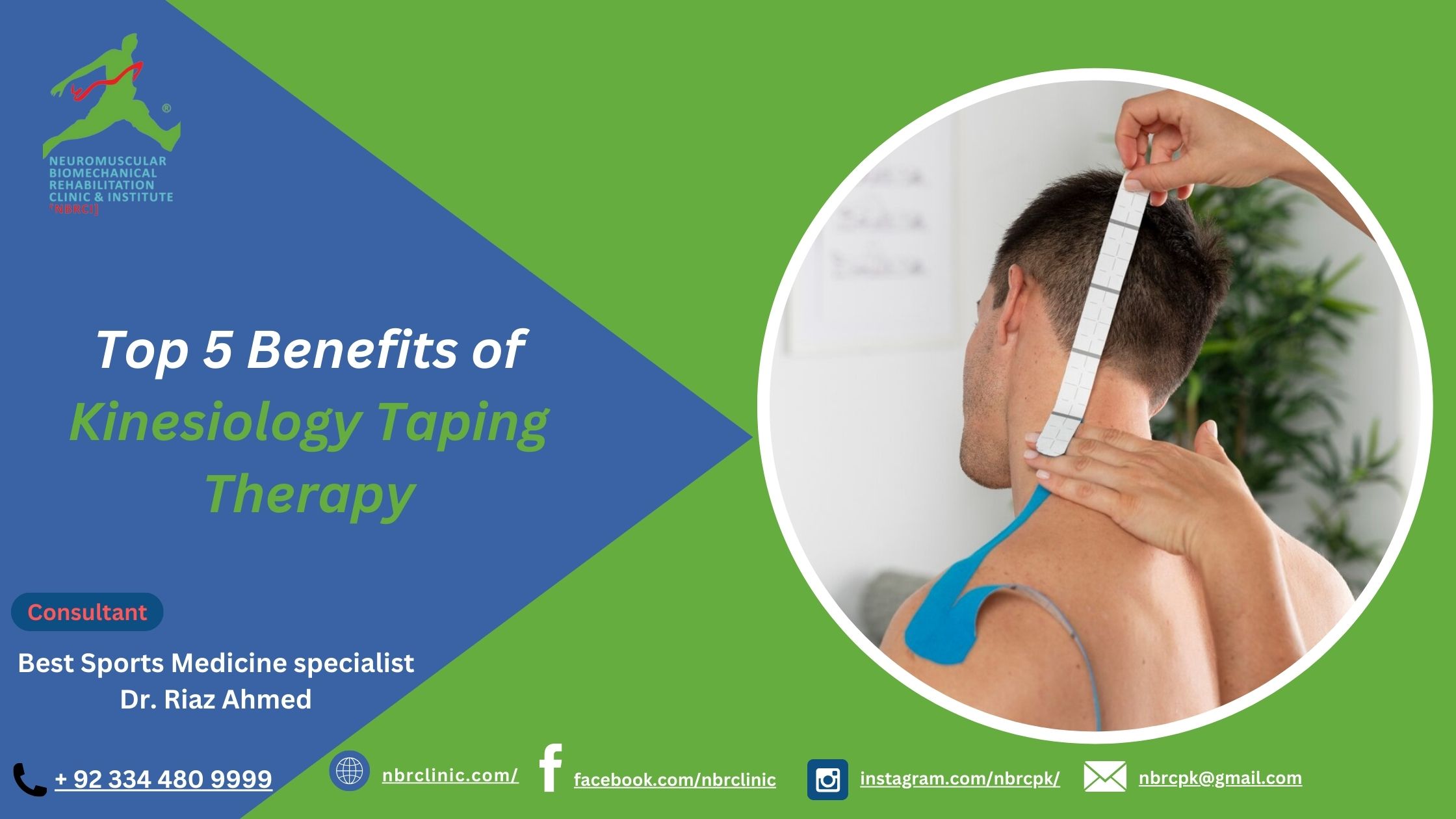 Top 5 Benefits of Kinesiology Taping Therapy